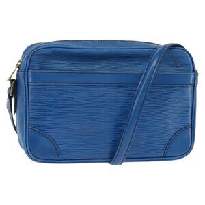 LOUIS VUITTON Epi Trocadero 23 Shoulder Bag Blue